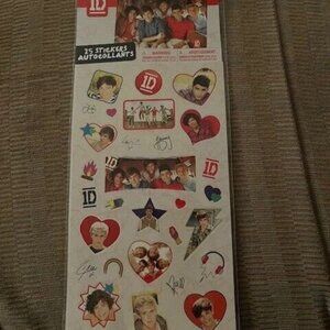 1D ONE DIRECTION 25 Collector Stickers with Liam Harry Niall Zayn Louis NIP Rare